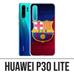 Coque Huawei P30 Lite - Football Fc Barcelone Logo