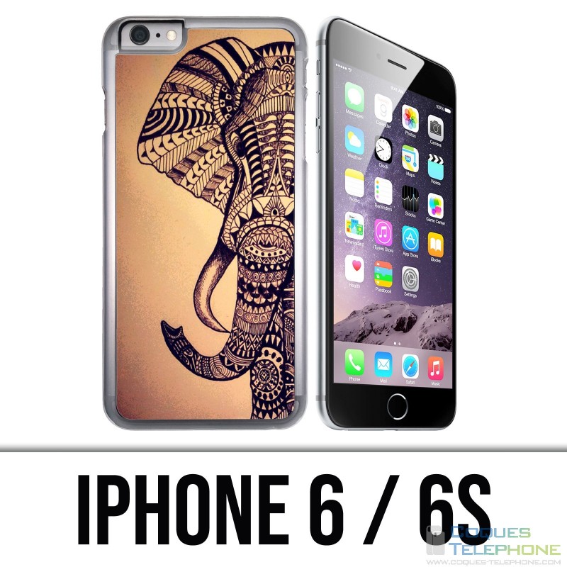 Custodia per iPhone 6 / 6S - Elefante azteco vintage