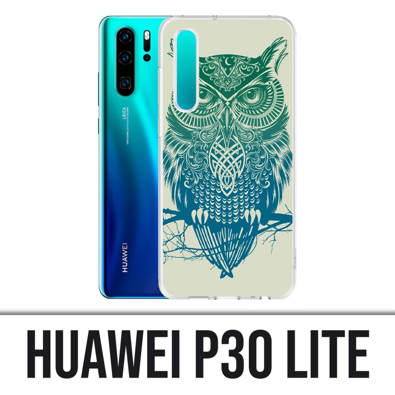 Custodia Huawei P30 Lite - Gufo astratto