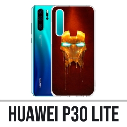 Custodia Huawei P30 Lite - Iron Man Gold