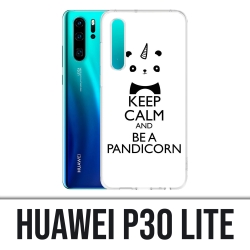 Funda Huawei P30 Lite - Keep Calm Pandicorn Panda Unicorn