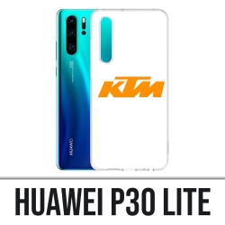 Funda Huawei P30 Lite - Logotipo Ktm Fondo blanco