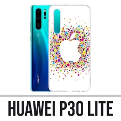 Custodia Huawei P30 Lite - Logo Apple multicolore