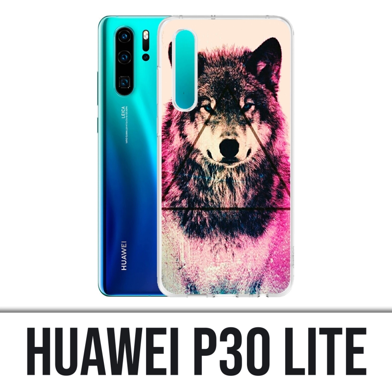 Custodia Huawei P30 Lite - Triangolo lupo