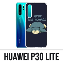 Coque Huawei P30 Lite - Pokémon Ronflex Hate Morning