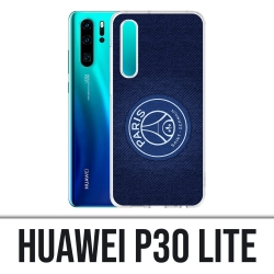 Coque Huawei P30 Lite - Psg Minimalist Fond Bleu