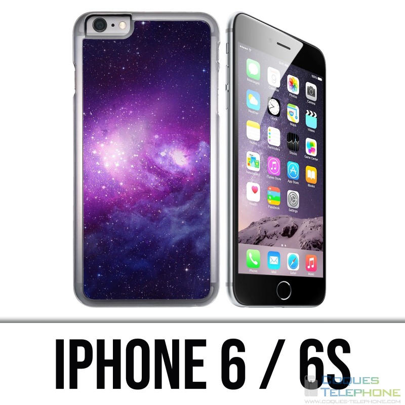 Custodia per iPhone 6 / 6S - Galassia viola