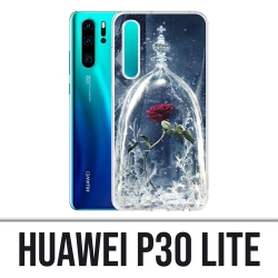 Funda Huawei P30 Lite - La bella y la bestia rosadas