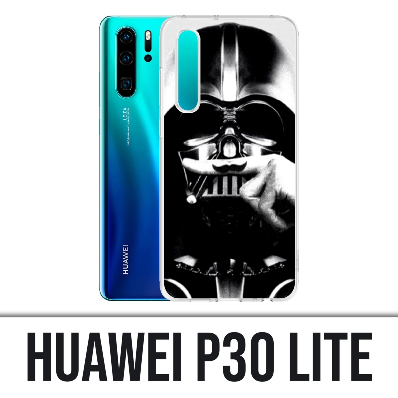 Funda Huawei P30 Lite - Star Wars Darth Vader Moustache