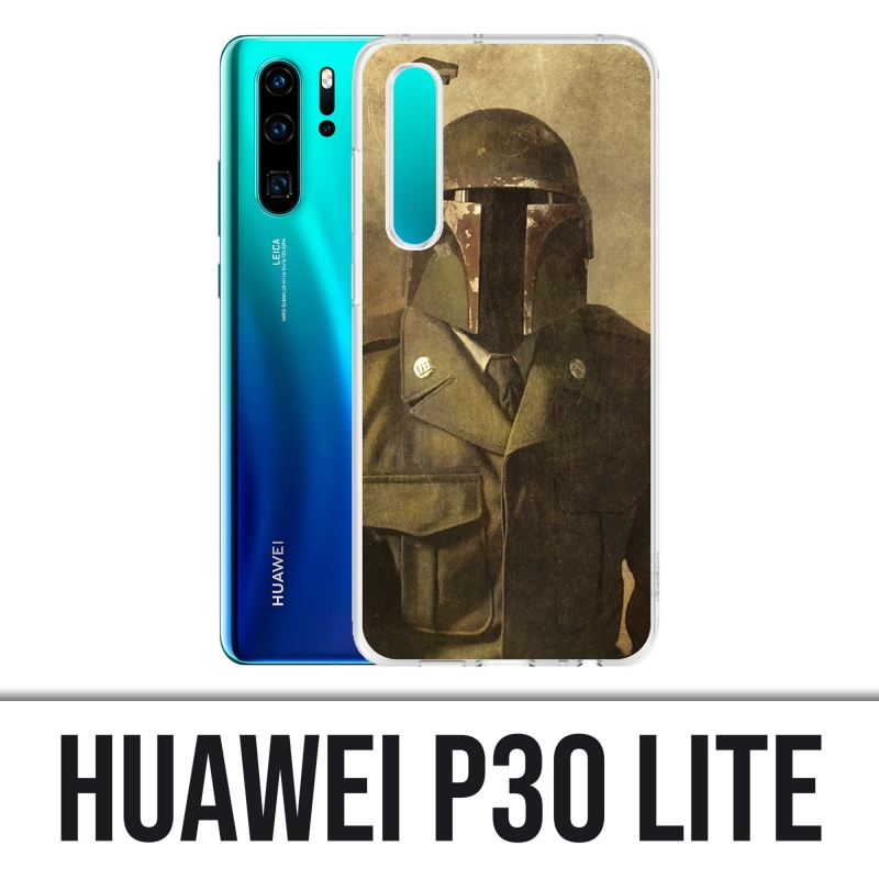 Coque Huawei P30 Lite - Star Wars Vintage Boba Fett