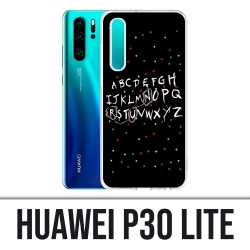 Coque Huawei P30 Lite - Stranger Things Alphabet