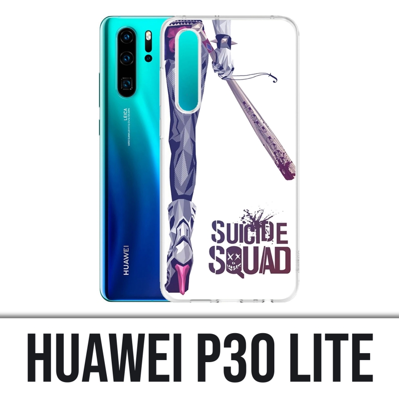 Funda Huawei P30 Lite - Pierna Escuadrón Suicida Harley Quinn