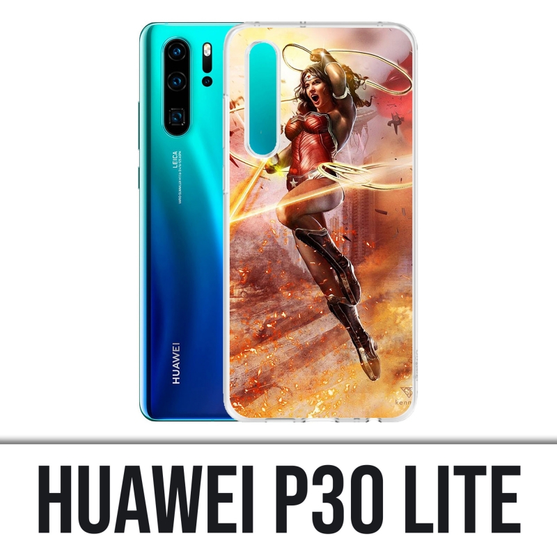 Custodia Huawei P30 Lite - Wonder Woman Comics