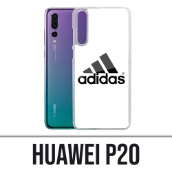 Huawei P20 Hülle - Adidas Logo Weiß