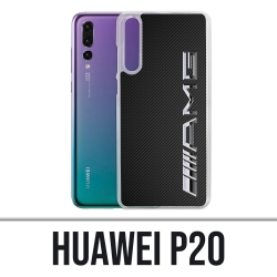 Coque Huawei P20 - Amg Carbone Logo