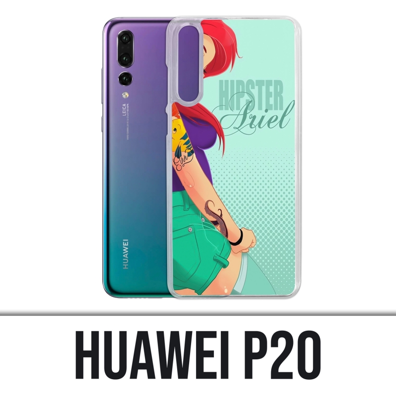 Coque Huawei P20 - Ariel Sirène Hipster