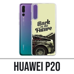 Custodia Huawei P20 - Back To The Future Delorean