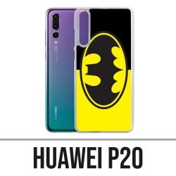 Coque Huawei P20 - Batman Logo Classic Jaune Noir