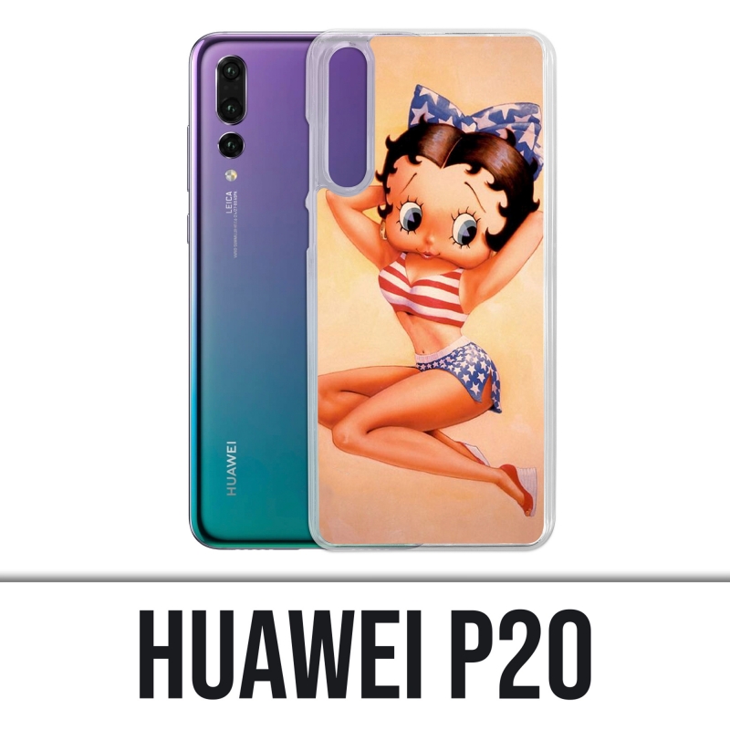 Funda Huawei P20 - Betty Boop Vintage