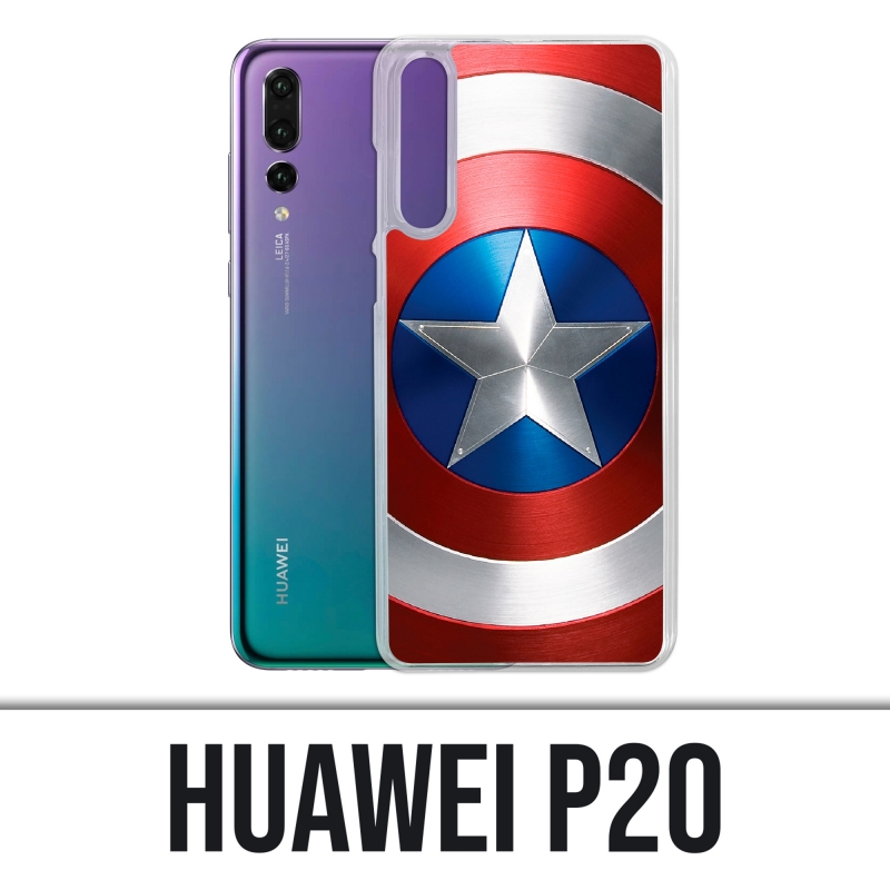 Funda Huawei P20 - Escudo de los Vengadores del Capitán América