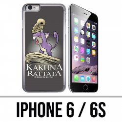 Coque iPhone 6 / 6S - Hakuna Rattata Pokémon Roi Lion