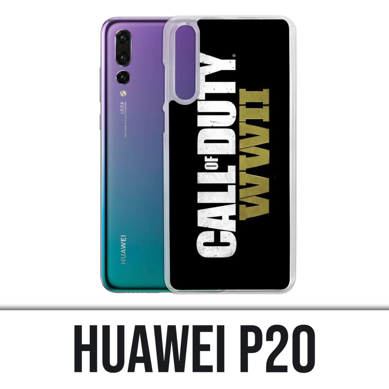 Custodia Huawei P20 - Logo Call Of Duty Ww2