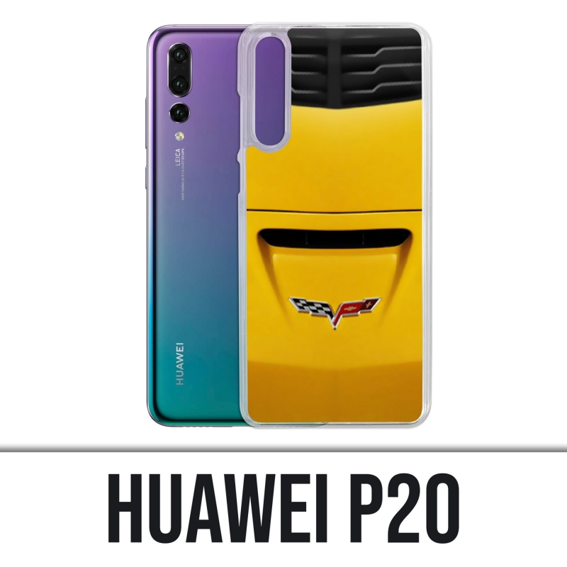 Coque Huawei P20 - Capot Corvette