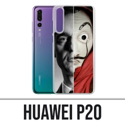 Custodia Huawei P20 - Maschera divisa Casa De Papel Berlin