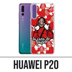 Funda Huawei P20 - dibujos animados de casa de papel