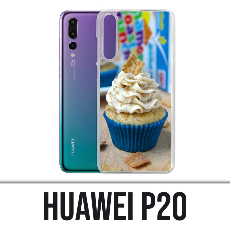 Coque Huawei P20 - Cupcake Bleu