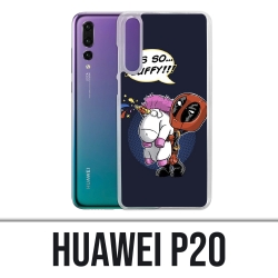 Funda Huawei P20 - Deadpool Fluffy Unicorn