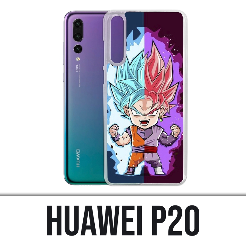 Coque Huawei P20 - Dragon Ball Black Goku Cartoon