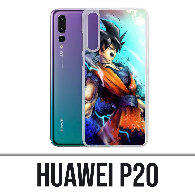 Funda Huawei P20 - Dragon Ball Goku Color