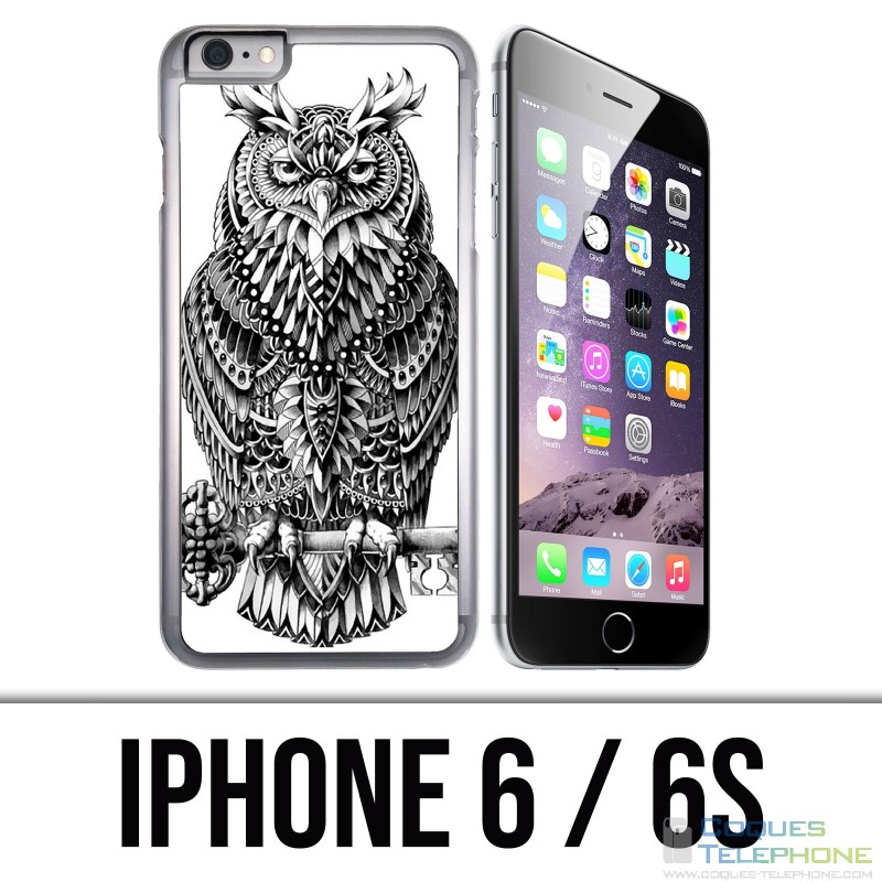 Coque iPhone 6 / 6S - Hibou Azteque