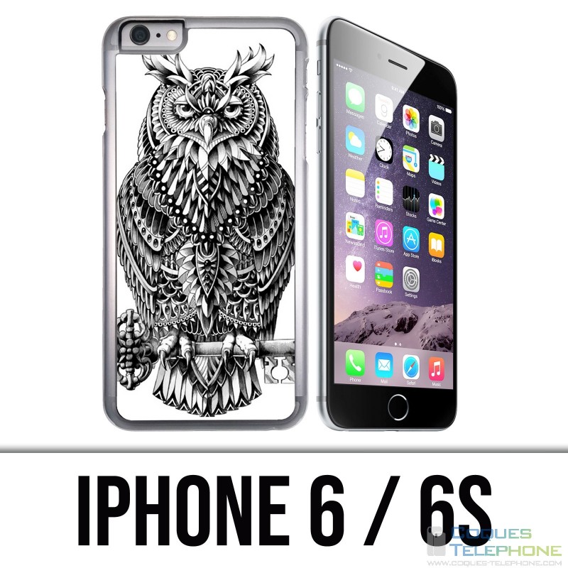 IPhone 6 / 6S Hülle - Owl Azteque
