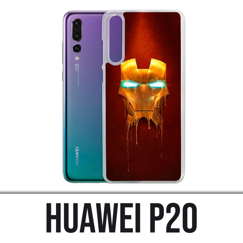 Coque Huawei P20 - Iron Man Gold