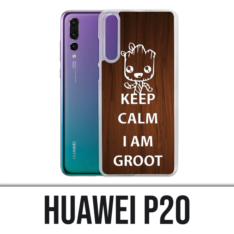 Coque Huawei P20 - Keep Calm Groot