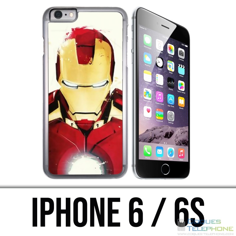 Coque iPhone 6 / 6S - Iron Man Paintart