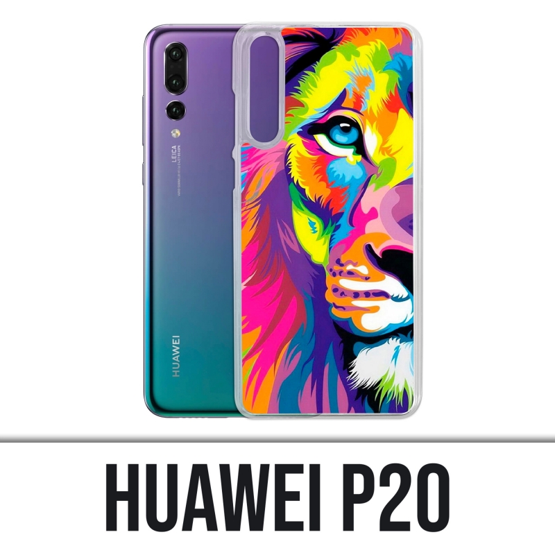 Funda Huawei P20 - Multicolor Lion