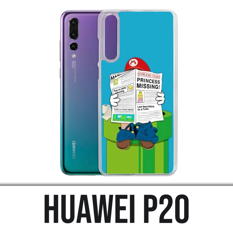 Coque Huawei P20 - Mario Humour