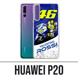 Huawei P20 Abdeckung - Motogp Rossi Cartoon