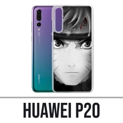 Funda Huawei P20 - Naruto en blanco y negro