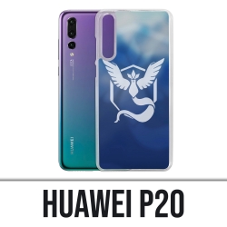 Coque Huawei P20 - Pokémon Go Team Bleue Grunge
