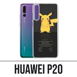 Huawei P20 Hülle - Pokémon Pikachu Id Card