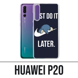 Huawei P20 Case - Pokémon Ronflex Mach es einfach später