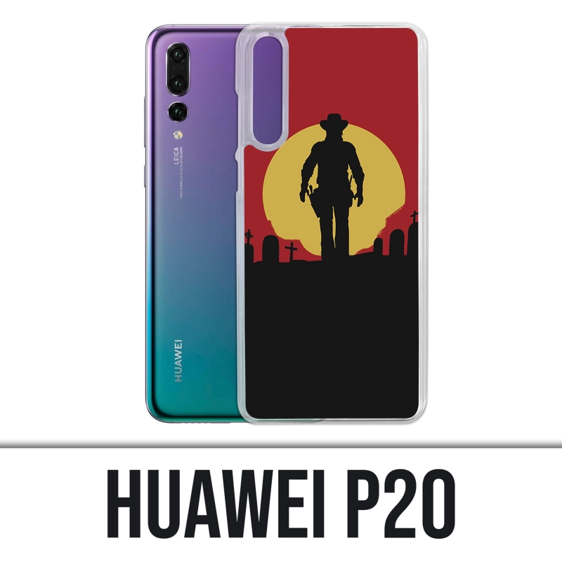 Huawei P20 Case - Red Dead Redemption Sun.