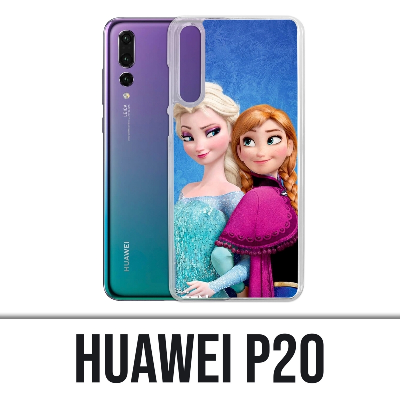 Huawei P20 Case - Schneekönigin Elsa und Anna