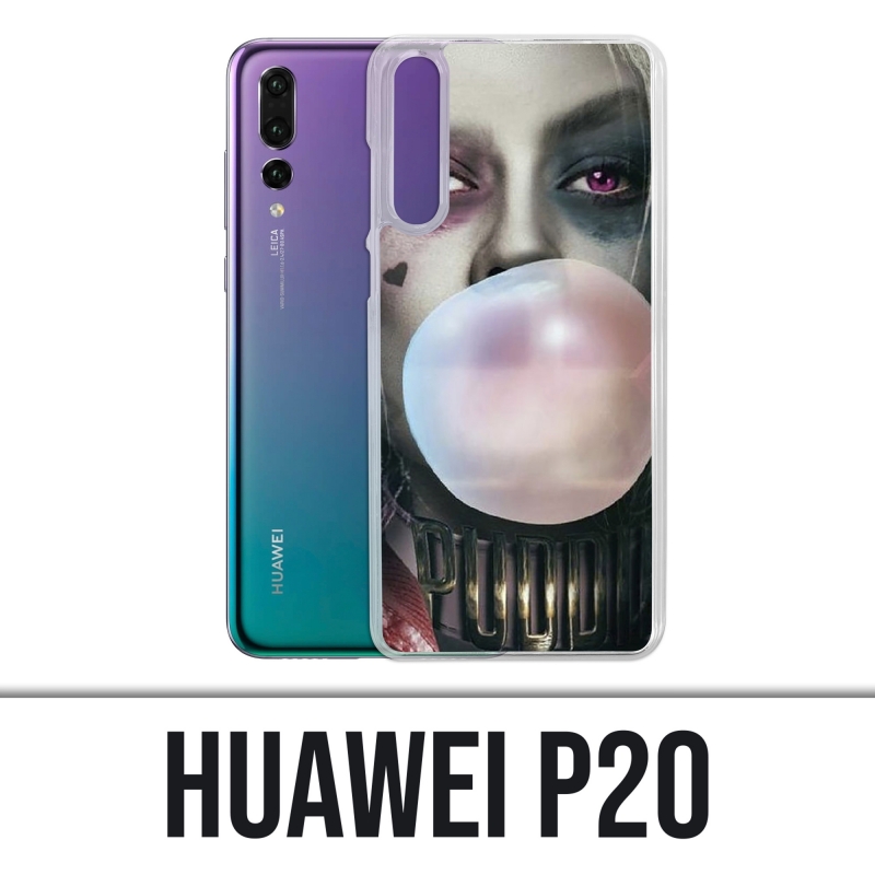 Custodia Huawei P20 - Suicide Squad Harley Quinn Bubble Gum