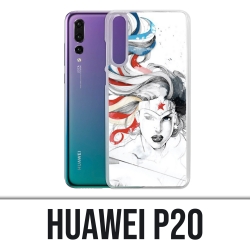 Custodia Huawei P20 - Wonder Woman Art