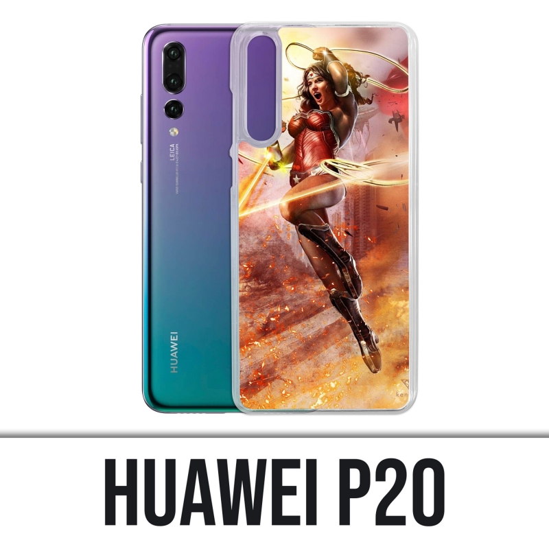 Coque Huawei P20 - Wonder Woman Comics